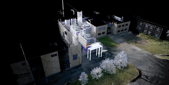 3D-scanning af Nuggetsfabrik i Skive / Artelia Rådgivende Ingeniører